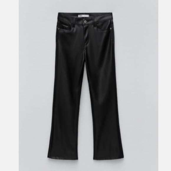 Zara Pants & Jumpsuits Zara Faux Leather Pants Poshmark